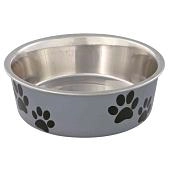 Trixie Stainless Steel Bowl металическая миска с лапками