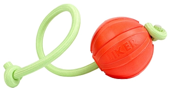 Collar мячик лайкер "Люми" на шнуре для собак