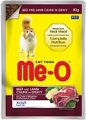 ME-O Adult пауч для взрослых кошек (в соусе)