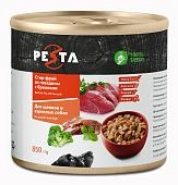 Pesta "Стир-фрай из говядины с брокколи" консервы для щенков и собак всех пород