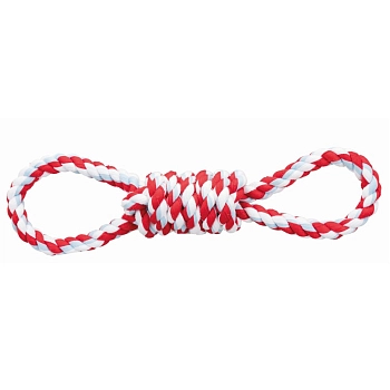 Trixie игрушка для собак канат плетеный с двумя петлями