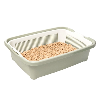 Гамма Туалет для кошек высокий с сеткой Дюна