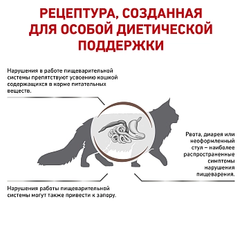 Royal Canin Gastrointestinal Fibre Response корм для кошек при нарушениях пищеварения