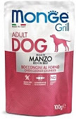 Monge Dog Grill Pouch пауч для собак (кусочки в соусе)