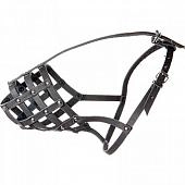 Зооник намордник из натуральной кожи №5 (немецкая овчарка, терьер)