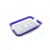 Зооэкспресс туалет большой с сеткой для кошек Кисс 