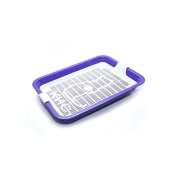 Зооэкспресс туалет большой с сеткой для кошек Кисс 