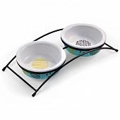 Triol CB13 Миска керамическая на подставке "Глазурь"