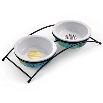 Triol CB13 Миска керамическая на подставке "Глазурь"