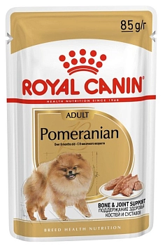 Royal Canin Pomeranian Adult пауч для собак породы померанский шпиц