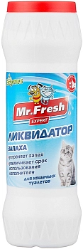 Mr.Fresh Порошок ликвидатор запаха для кошачьих туалетов