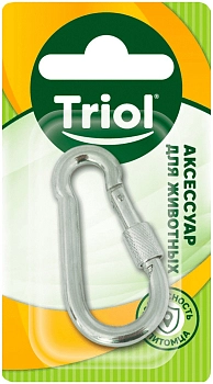 Триол SGM0066G-1 Карабин альпинистский с замком 10*100мм