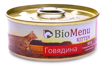 BioMenu консервы для котят (паштет)
