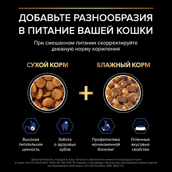 Pro Plan Nutrisavour Housecat пауч для домашних кошек (кусочки в желе)