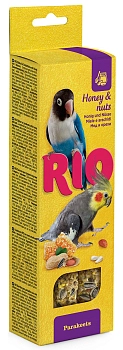 RIO Палочки для средних попугаев с медом и орехами (75 г.)