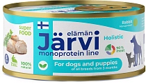 Jarvi монопротеиновые полнорационные консервы для собак и щенков всех пород с 3-х месяцев, 325 г.