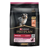 Pro Plan Medium Puppy Sensitive Skin корм для щенков средних пород с чувствительной кожей