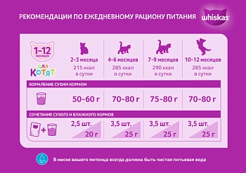 Whiskas Вкусные подушечки для котят