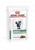 Royal Canin Diabetic пауч для кошек при диабете (кусочки в соусе)