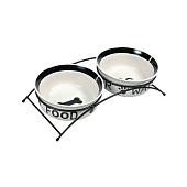 Trixie керамические миски на металлической подставке