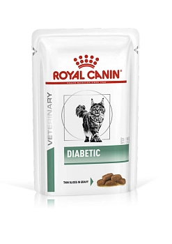 Royal Canin Diabetic пауч для кошек при диабете (кусочки в соусе)