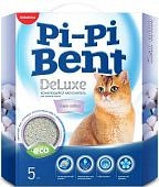 Pi-Pi-Bent DeLuxe "Чистый хлопок" наполнитель минеральный комкующийся