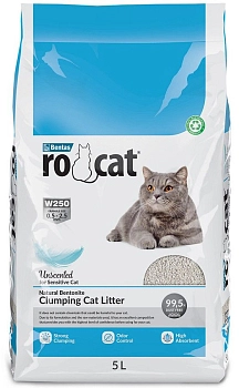 RO-CAT наполнитель минеральный комкующийся Natural cat litter