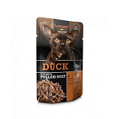 Leonardo Extra Pulled Beef пауч для взрослых кошек (кусочки в желе)