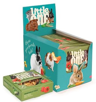 Little One лакомство "Пицца с овощами" для грызунов