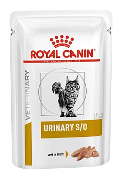 Royal Canin Urinary S/O пауч для кошек при лечении МКБ (паштет)