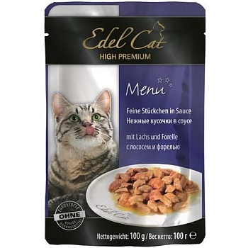 Edel Cat пауч для кошек (кусочки в соусе)