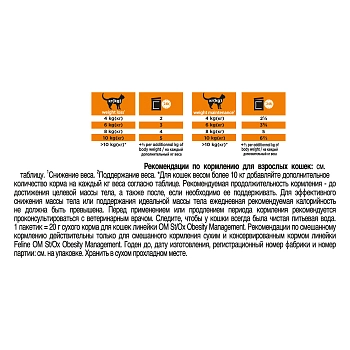 Pro Plan Veterinary Diets OM Obesity Management пауч для кошек при ожирении