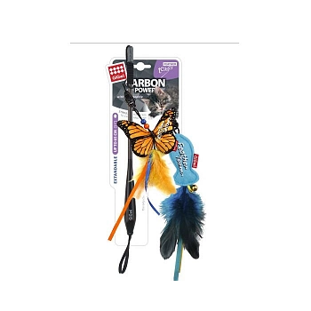 GiGwi игрушка телескопическая 2 насадки бабочка