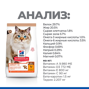 Hill's Science Plan No Grain Adult беззлаковый сухой корм для взрослых кошек