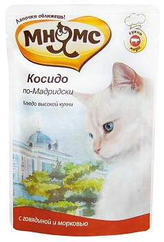 Мнямс "Косидо по-Мадридски" пауч для кошек (паштет)