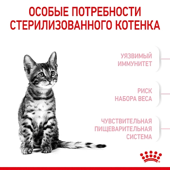 Royal Canin Kitten Sterilised для стерилизованных котят