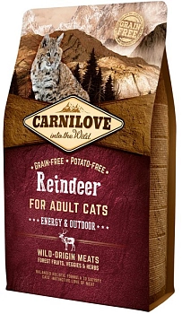Carnilove Reinder Active & Outdoor для активных кошек