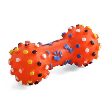 Triol игрушка из винила "Гантель с шипами" для собак