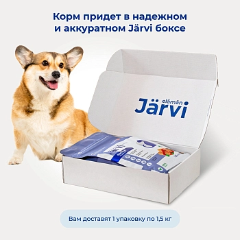 Jarvi сухой полнорационный корм для взрослых собак средних и крупных пород с чувств. пищеварением