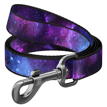 Collar поводок нейлоновый Waudog Nylon "NASA21"