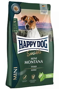 Happy Dog Sensible Mini Montana корм для взрослых собак мелких пород склонных к аллергии