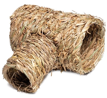 Triol домик Natural для мелких животных из луговых трав "Труба"