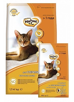 Мнямс Sterilized Сухой корм для стерилизованных кошек