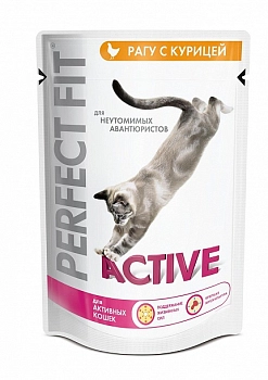Perfect Fit Active пауч для активных кошек (рагу)
