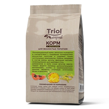 Triol Original корм с фруктами для волнистых попугаев
