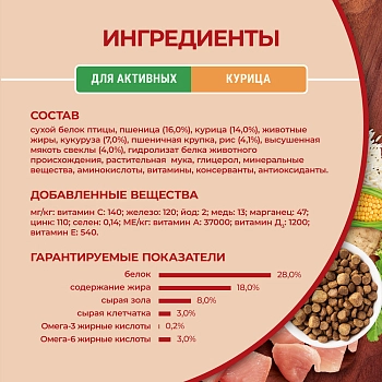 Purina One Мини "Активная" для собак мелких пород