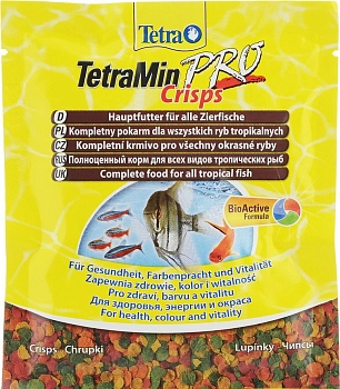 TetraMin Pro Crisps (чипсы) для любых видов тропических рыб