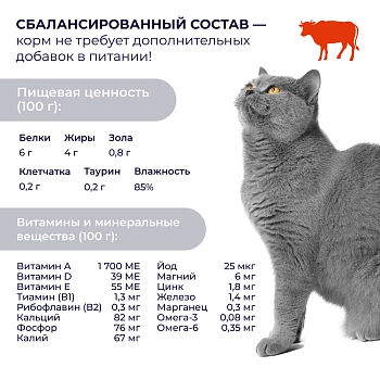 Jarvi Preventive diet line Renal пауч для кошек для профилактики заболеваний почек (соус)