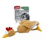 GIGWI игрушка для собак курица с пищалкой