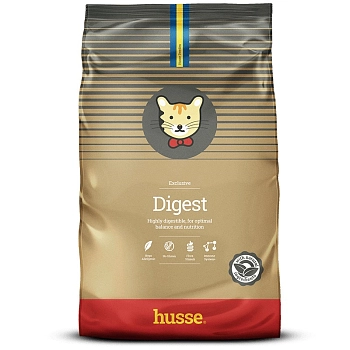 Husse Exclusive Digest корм для кошек с чувствительным пищеварением
